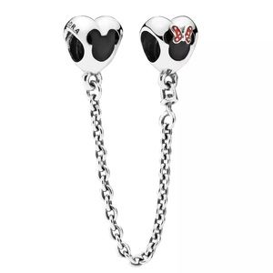 Pandora Disney Mickey and Minnie Mouse Safety Chain